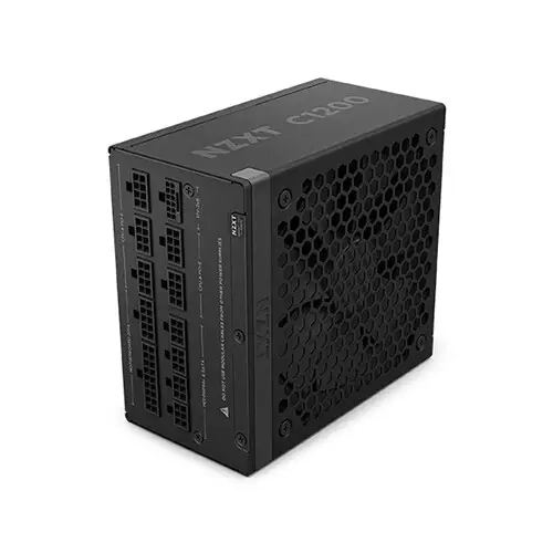 NZXT C1200 1200 Watt 80 Plus Gold ATX 3.1 Full Modular Power Supply (Black) - 1