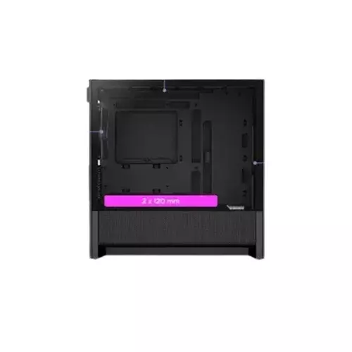 NZXT H3 Flow Micro-ATX Airflow Computer Case - Black - 2
