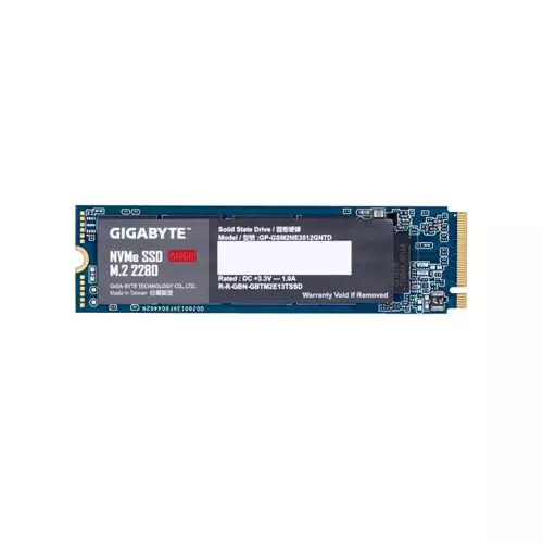 GIGABYTE 512GB M.2 PCIe SSD (GP-GSM2NE3512GNTD) - 0