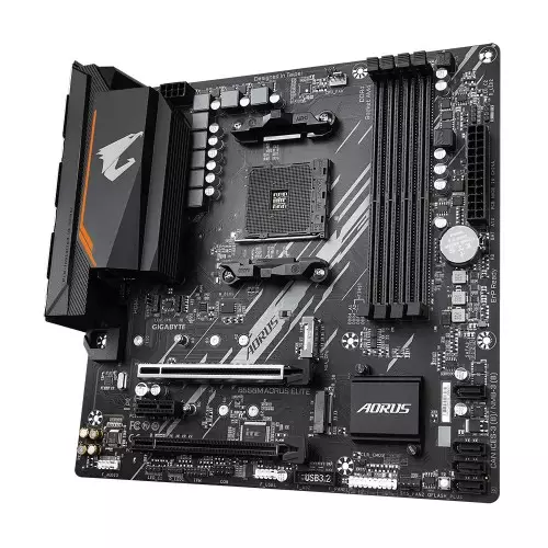 Gigabyte B550M Aorus Elite AMD 3rd Gen Micro ATX Motherboard - 2