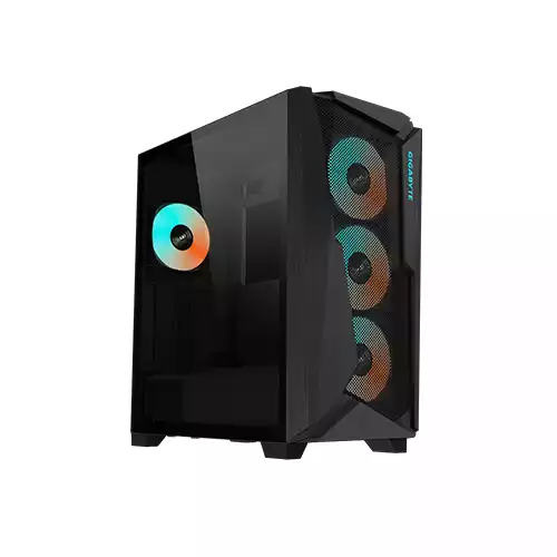 GIGABYTE C301 GLASS E-ATX GAMING CASE (BLACK)
