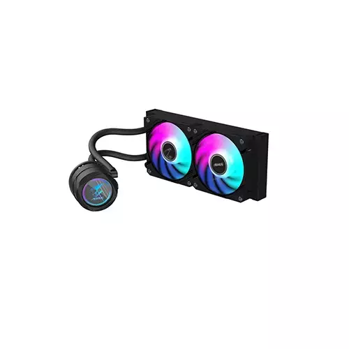 Gigabyte Aorus WATERFORCE II 240 ARGB Lighting Display AIO Liquid Cooler - 1