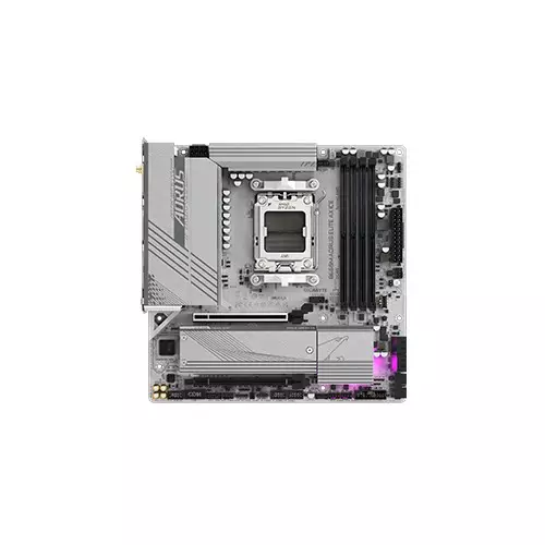 Gigabyte B650M AORUS ELITE AX ICE AM5 Micro-ATX Motherboard - 1