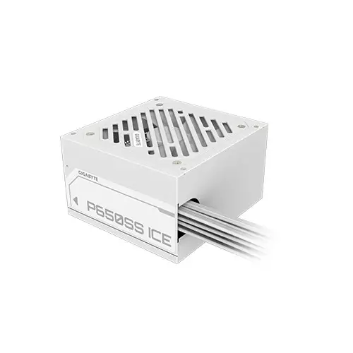 Gigabyte P650SS ICE 650W Non-Modular 80 Plus Silver  Power Supply (White) - 3