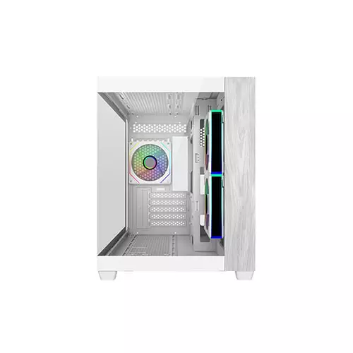 Cooler Master Elite 481 Wood Cabinet Case (White) - 1