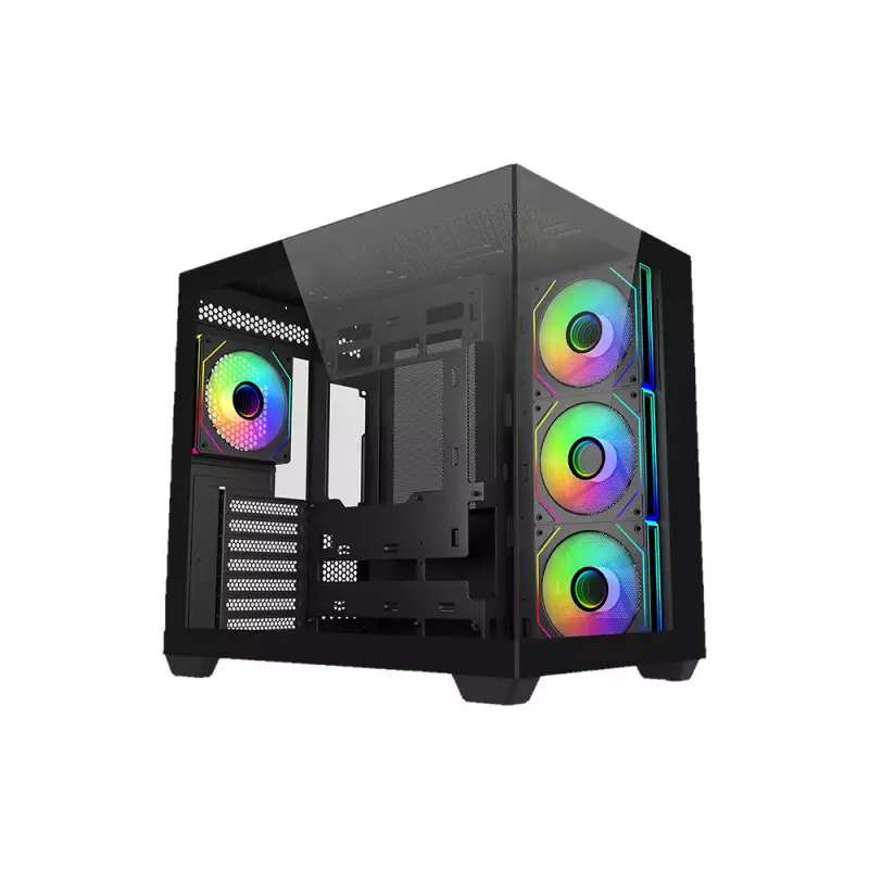 Cooler Master Elite 681 Mid Tower Micro-ATX Case (Black)