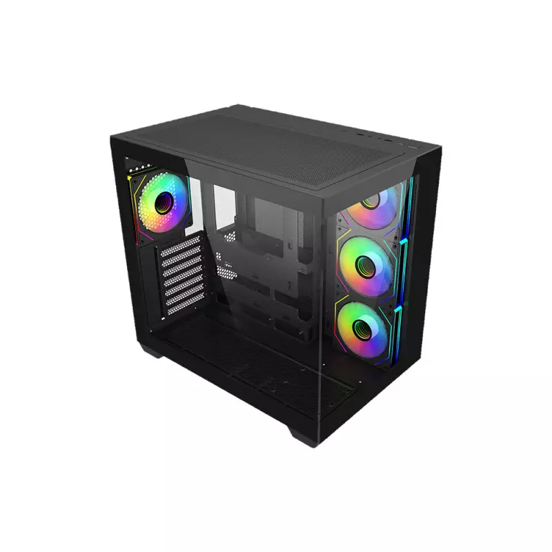 Cooler Master Elite 681 Mid Tower Micro-ATX Case (Black) - 2