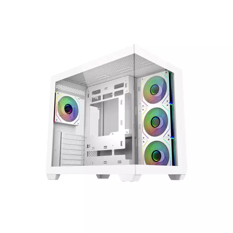 Cooler Master Elite 681 Mid Tower Micro-ATX Case (White)
