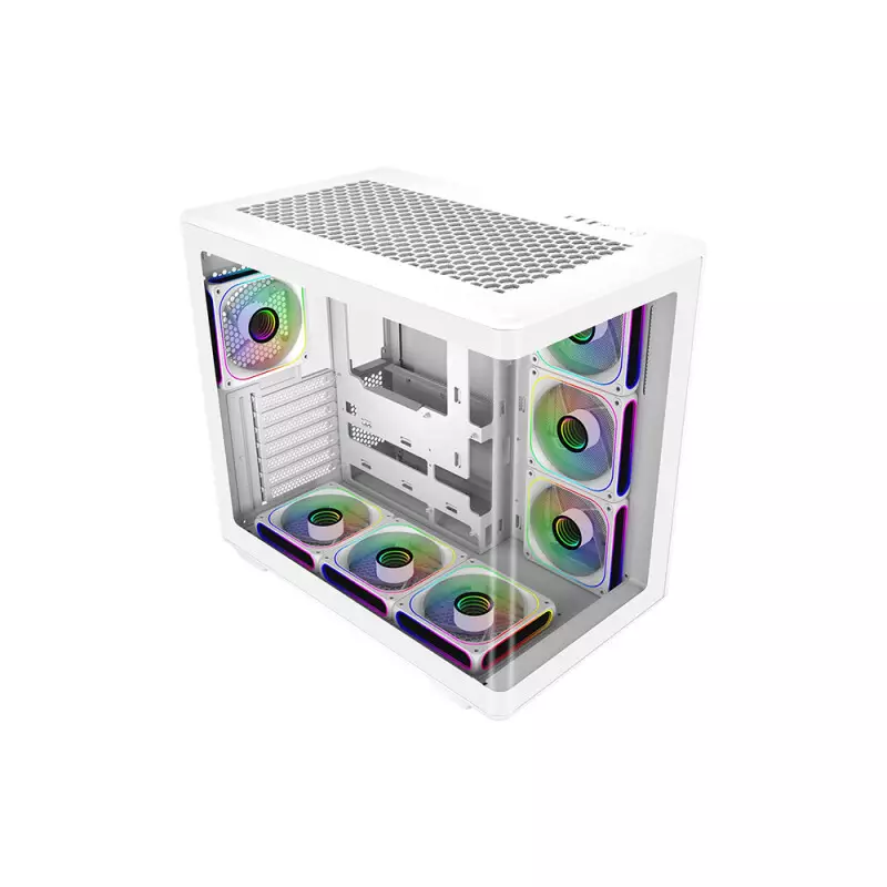 Cooler Master Elite 600 Mid-Tower ATX Gaming Case - White - 1