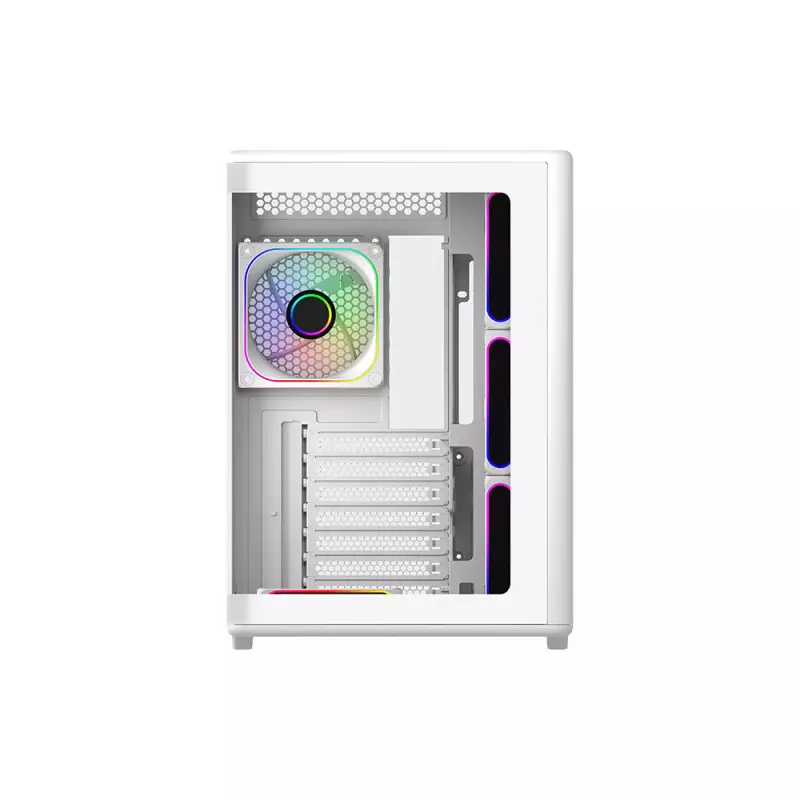 Cooler Master Elite 600 Mid-Tower ATX Gaming Case - White - 2