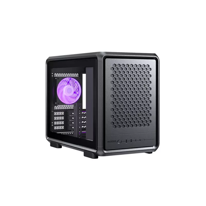 Cooler Master MasterFrame 400 Mesh Mid-Tower mATX Desktop Case (Black) - 1