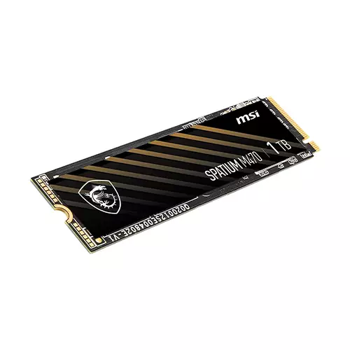 MSI SPATIUM M470 M.2 NVMe PCIe 4.0 1TB SSD - 2