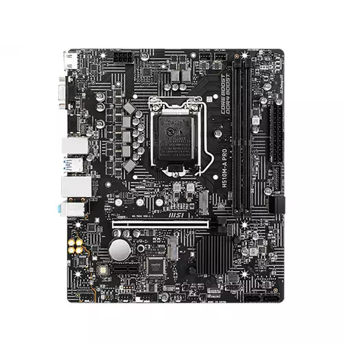 MSI H510M-A PRO 10th and 11th Gen Micro ATX Motherboard - 1