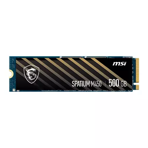MSI SPATIUM M450 500GB PCIe 4.0 NVMe M.2 SSD - 1