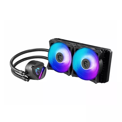 MSI MAG CORELIQUID 240R V2 ARGB 240MM ALL IN ONE LIQUID CPU COOLER - 1
