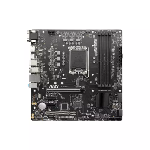 MSI PRO B660M-P DDR4 MICRO-ATX 12TH GEN INTEL MOTHERBOARD - 1