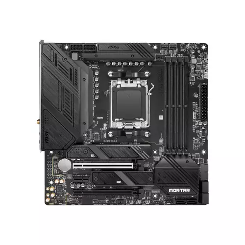 MSI MAG B650M MORTAR WIFI DDR5 AM5 MICRO-ATX MOTHERBOARD - 1