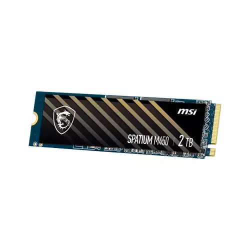 MSI SPATIUM M450 2TB PCIE GEN4.0 NVME M.2 2280 SSD - 0