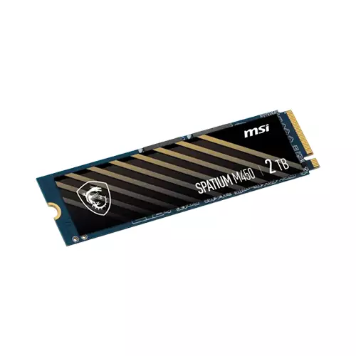 MSI SPATIUM M450 2TB PCIE GEN4.0 NVME M.2 2280 SSD - 0