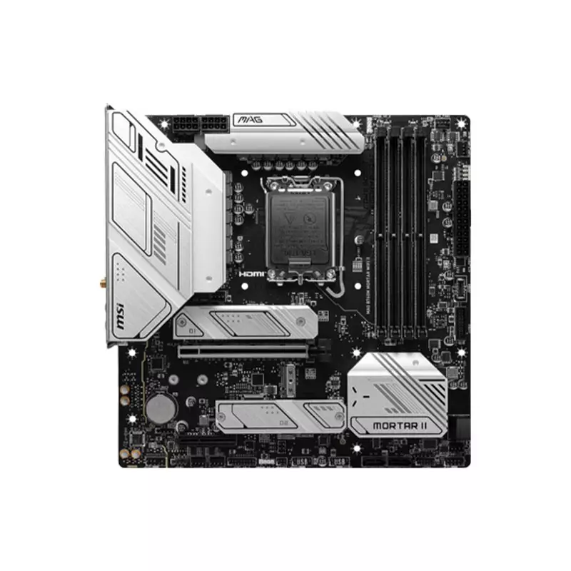 MSI  MAG B760M MORTAR WIFI II DDR5 MOTHERBOARD - 1