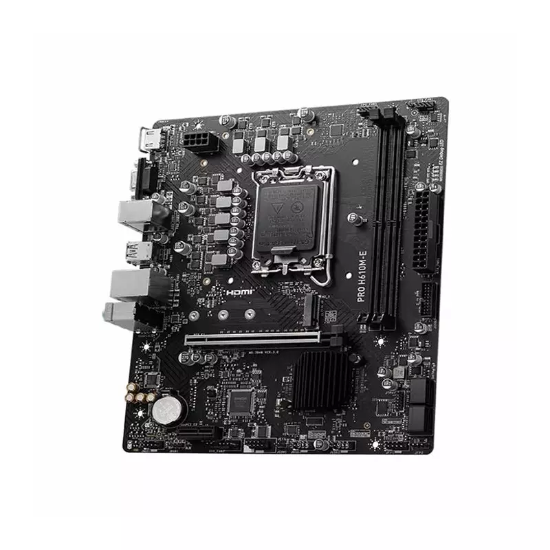 MSI PRO H610M-E DDR5 Intel 14th Gen Micro-ATX Motherboard - 2