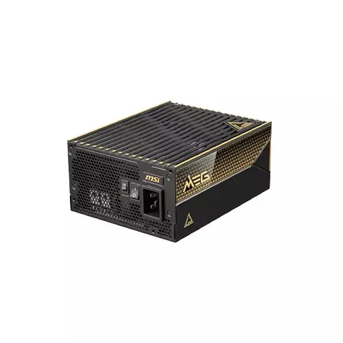 MSI MEG Ai1600t PCIE5 1600W 80 PLUS Titanium Fully Modular ATX Power Supply - 1