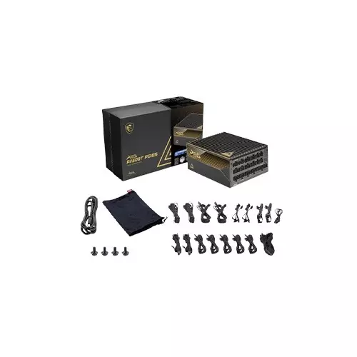 MSI MEG Ai1600t PCIE5 1600W 80 PLUS Titanium Fully Modular ATX Power Supply - 4