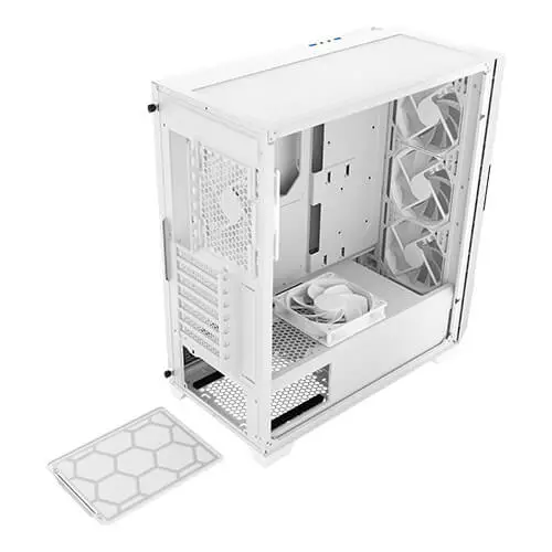 Antec DF700 FLUX White Mid Tower ATX Gaming Case - 4