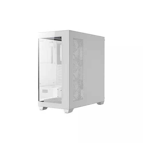 Antec CX300 ARGB Pre-installed 4 ARGB Fan Mid Tower ATX Gaming Case (White) - 6