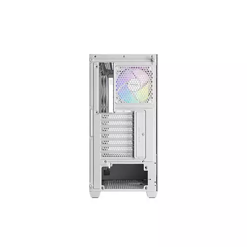 Antec CX300 ARGB Pre-installed 4 ARGB Fan Mid Tower ATX Gaming Case (White) - 7