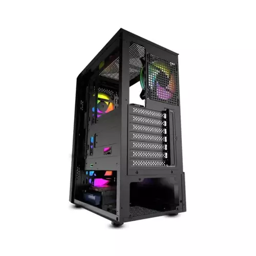 MAXGREEN 801 (300) ATX MID-TOWER RGB GAMING CASE - 1