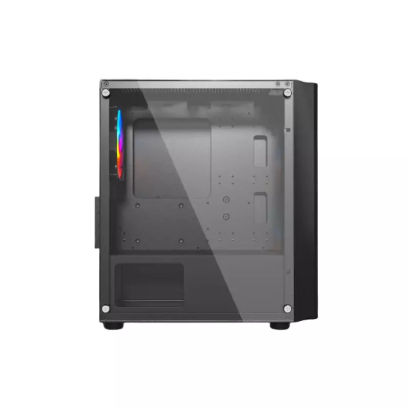 MAXGREEN 5510-MESH MID-TOWER ARGB M-ATX GAMING CASE WITH 230W PSU - 2