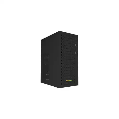 MaxGreen H6 Mid-Tower M-ATX Gaming Case with PSU