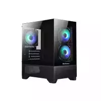 MaxGreen PS195-15 Mid-Tower ATX Gaming Case With 4x ARGB Fan