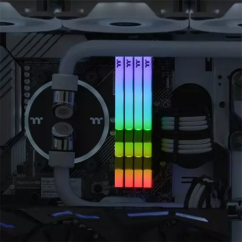 Thermaltake TOUGHRAM RGB 16GB(2 x 8GB) DDR4 3200MHz Desktop Ram (White) - 2