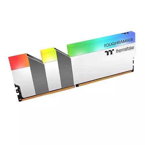 Thermaltake TOUGHRAM RGB 8GB DDR4 3600Mhz Desktop Ram (White) - 1