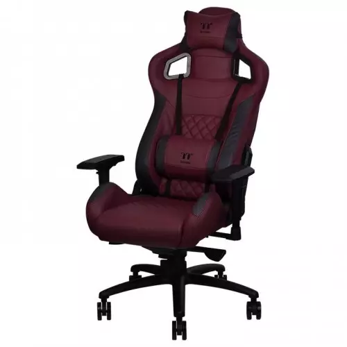Thermaltake X-Fit Real Leather Burgundy-Red Gaming Chair - 2