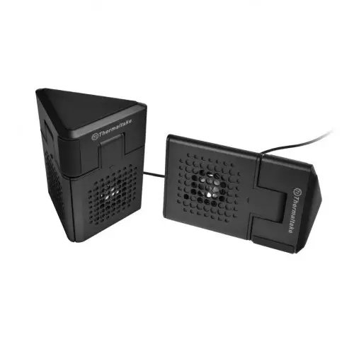 Thermaltake Satellite 2-in-1 Laptop Cooler and Speaker Black - 2