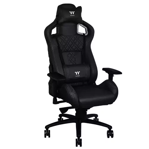 Thermaltake X Fit Real Leather Gaming Chair - Black - 1