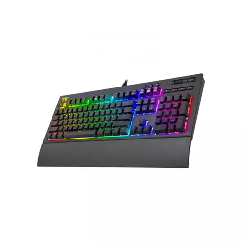 THERMALTAKE TT PREMIUM X1 RGB CHERRY MX BLUE SWITCH MECHANICAL GAMING KEYBOARD - 1