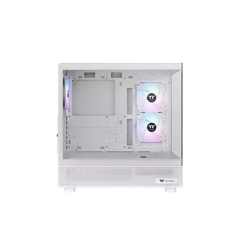Thermaltake View 270 Plus TG ARGB Mid Tower ATX Desktop Case (Snow) - 1