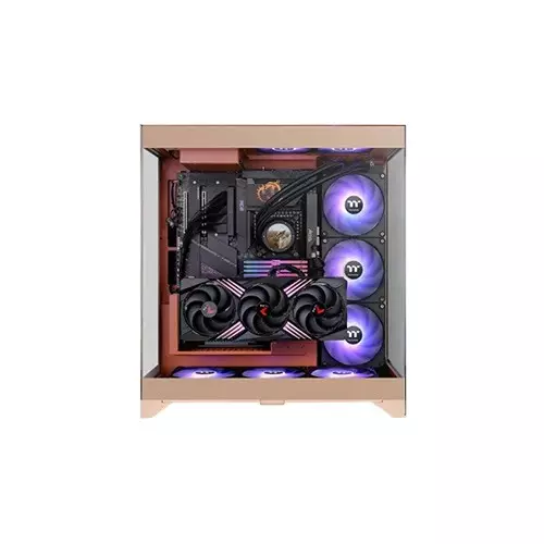 Thermaltake CTE E550 TG Mid Tower ATX E-ATX Gaming Desktop Case Gravel Sand - 1