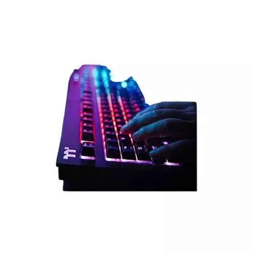 Thermaltake Tt Premium X1 RGB Cherry Mx Silver Switch Wired Mechanical Gaming Black Keyboard - 5