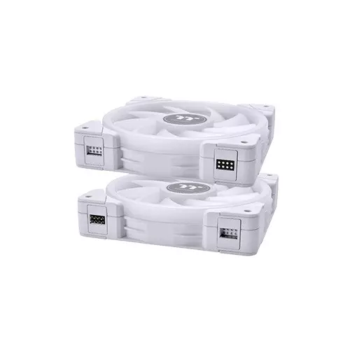 Thermaltake SWAFAN EX12 RGB 3-Fan Pack PC Cooling TT Premium Edition Snow White Fan - 2