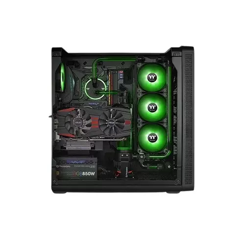 Thermaltake Pure A12 120mm Radiator Single Fan Pack Green Fan - 3