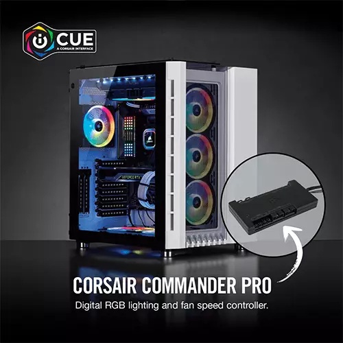 Corsair iCUE Commander PRO Smart RGB Lighting and Fan Speed Controller - 3