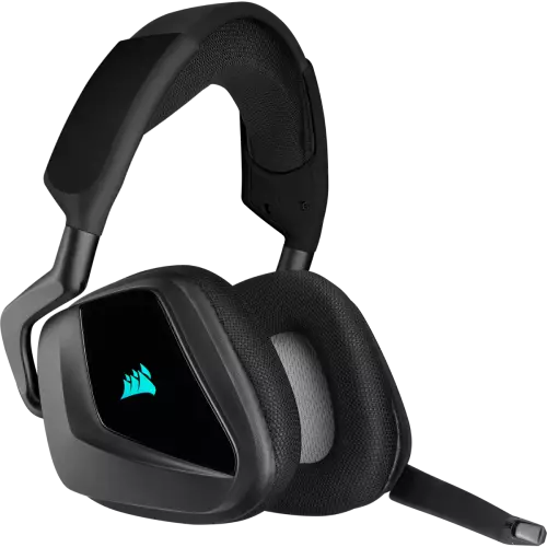 Corsair VOID RGB Elite Wireless Premium 7.1 Surround Sound Gaming Headset (Carbon) - 1