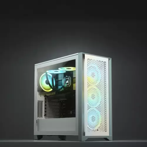 Corsair 4000D Airflow Mid Tower Case (White) - 6