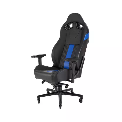 CORSAIR T2 ROAD WARRIOR GAMING CHAIR (BLACK-BLUE) - 2
