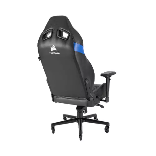 CORSAIR T2 ROAD WARRIOR GAMING CHAIR (BLACK-BLUE) - 3